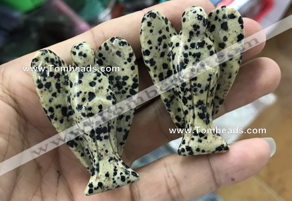 CDN497 35*50mm angel dalmatian jasper decorations wholesale