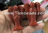 CDN498 35*50mm angel red jasper decorations wholesale