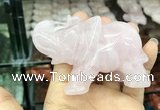 CDN530 35*80*55mm elephant rose quartz decorations wholesale