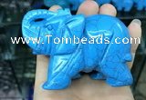 CDN533 35*80*55mm elephant imitation turquoise decorations wholesale