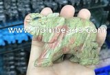 CDN534 35*80*55mm elephant unakite decorations wholesale