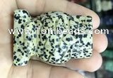 CDN575 35*50mm owl dalmatian jasper decorations wholesale