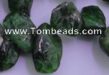 CDP75 15.5 inches 8*15mm - 10*20mm diopside chips gemstone beads