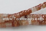 CDQ03 15.5 inches 3*6mm rondelle natural red quartz beads wholesale