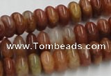 CDQ04 15.5 inches 6*12mm rondelle natural red quartz beads wholesale