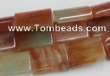 CDQ10 15.5 inches 13*18mm rectangle natural red quartz beads wholesale