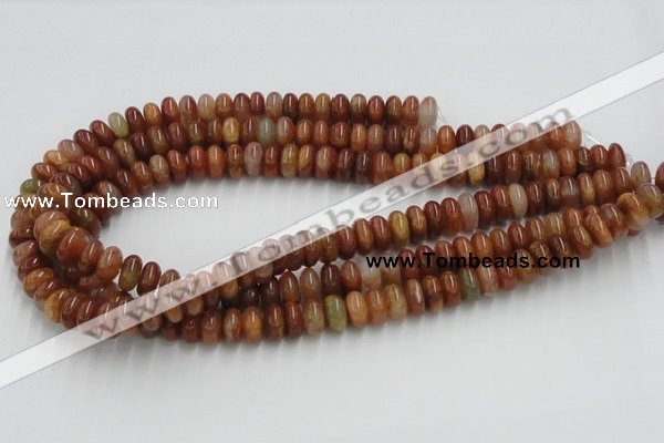 CDQ17 15.5 inches 3*6mm rondelle natural red quartz beads wholesale