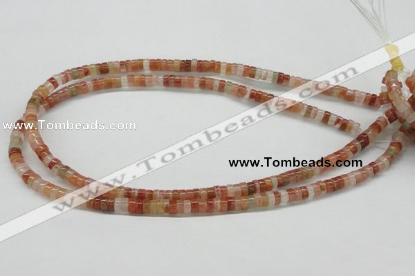 CDQ29 15.5 inches 2*4mm rondelle natural red quartz beads