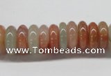 CDQ31 15.5 inches 4*14mm rondelle natural red quartz beads wholesale