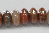 CDQ32 15.5 inches 10*18mm rondelle natural red quartz beads wholesale