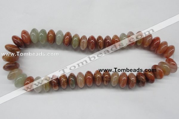 CDQ32 15.5 inches 10*18mm rondelle natural red quartz beads wholesale