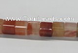 CDQ36 15.5 inches 8*8mm cube natural red quartz beads wholesale