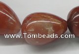 CDQ40 15.5 inches 22*30mm teardrop natural red quartz beads