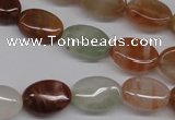 CDQ51 15.5 inches 10*14mm oval natural red quartz beads wholesale