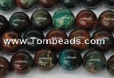 CDS187 15.5 inches 10mm round dyed serpentine jasper beads