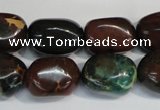 CDS258 15.5 inches 12*17mm nuggets dyed serpentine jasper beads