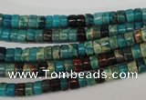 CDS31 15.5 inches 3*5mm heishi dyed serpentine jasper beads