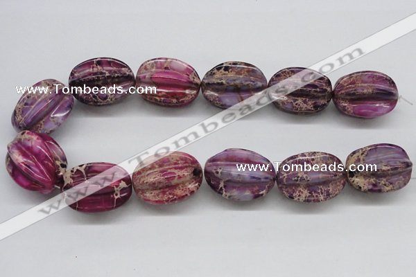 CDT37 15.5 inches 25*33mm star fruit shaped dyed aqua terra jasper beads