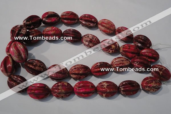 CDT769 15.5 inches 18*25mm star fruit shaped dyed aqua terra jasper beads