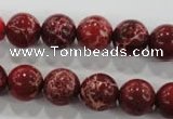CDT823 15.5 inches 10mm round dyed aqua terra jasper beads wholesale