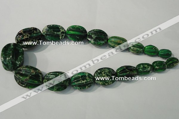 CDT967 10*15mm - 24*33mm star fruit shaped dyed aqua terra jasper beads