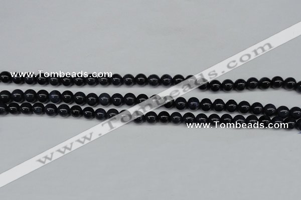 CDU101 15.5 inches 6mm round blue dumortierite beads wholesale