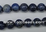 CDU103 15.5 inches 10mm round blue dumortierite beads wholesale