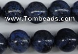 CDU108 15.5 inches 20mm round blue dumortierite beads wholesale