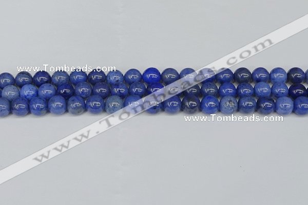 CDU342 15.5 inches 8mm round blue dumortierite beads wholesale