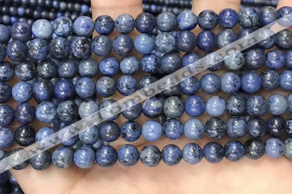 CDU351 15.5 inches 6mm round blue dumortierite beads wholesale