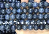 CDU355 15.5 inches 14mm round blue dumortierite beads wholesale