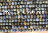 CDU360 15.5 inches 4mm round sunset dumortierite beads wholesale