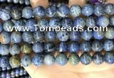 CDU363 15.5 inches 10mm round sunset dumortierite beads wholesale