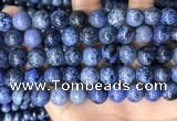 CDU369 15.5 inches 10mm round dumortierite gemstone beads