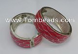 CEB139 25mm width gold plated alloy with enamel bangles wholesale