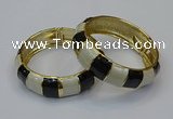 CEB164 19mm width gold plated alloy with enamel bangles wholesale