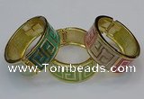 CEB165 23mm width gold plated alloy with enamel bangles wholesale