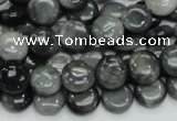 CEE11 15.5 inches 10mm flat round eagle eye jasper beads wholesale