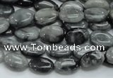 CEE15 15.5 inches 8*12mm oval eagle eye jasper beads wholesale