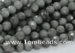 CEE19 15.5 inches 6mm faceted round eagle eye jasper beads wholesale