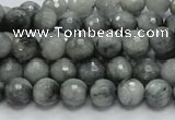 CEE20 15.5 inches 8mm faceted round eagle eye jasper beads wholesale