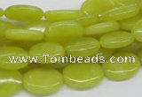 CEJ06 15.5 inches 12*16mm oval lemon jade beads wholesale