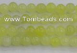 CEJ200 15.5 inches 4mm round lemon jade beads wholesale