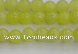 CEJ201 15.5 inches 6mm round lemon jade beads wholesale