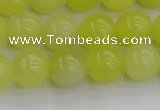 CEJ202 15.5 inches 8mm round lemon jade beads wholesale