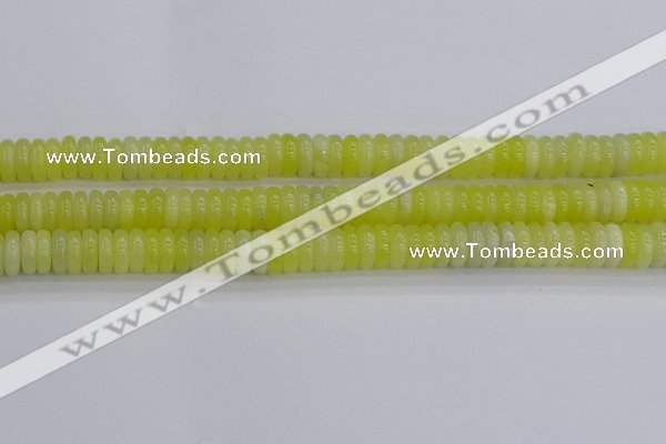 CEJ212 15.5 inches 3*8mm rondelle lemon jade beads wholesale