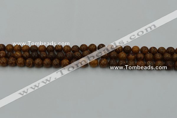 CEJ301 15.5 inches 6mm round elephant skin jasper beads wholesale