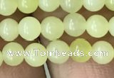 CEJ350 15.5 inches 4mm round lemon jade beads wholesale