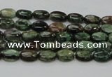 CEM10 15.5 inches 6*8mm oval emerald gemstone beads wholesale