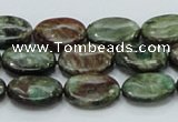 CEM14 15.5 inches 12*16mm oval emerald gemstone beads wholesale